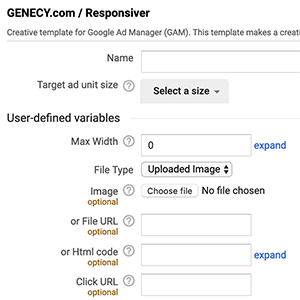 Responsiver - Google Ad Manager creative template