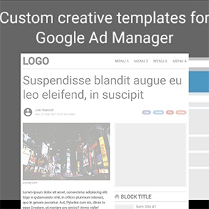 Backgrounder - Google Ad Manager creative template