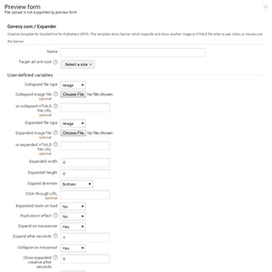 Expander - Google Ad Manager creative template