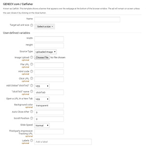 Catfisher - Google Ad Manager creative template
